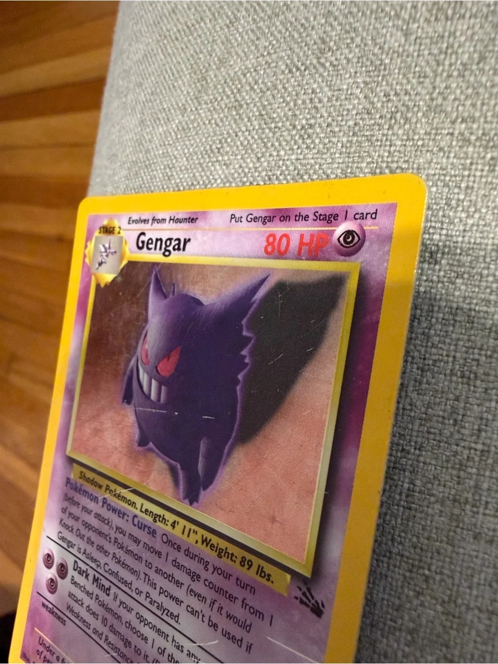 Pokemon holographic gengar